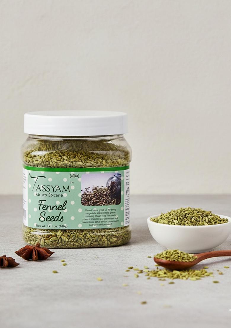Tassyam Fennel Seeds 400G | Jumbo Pack