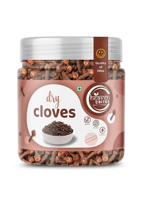 Heaven Bites 100% Natural Raw Dried Clove (100Gm) Long Whole Spices Pure, Fresh, Aromatic Handpicked Laung Lavang, Laving, Grambu Intense No Additives
