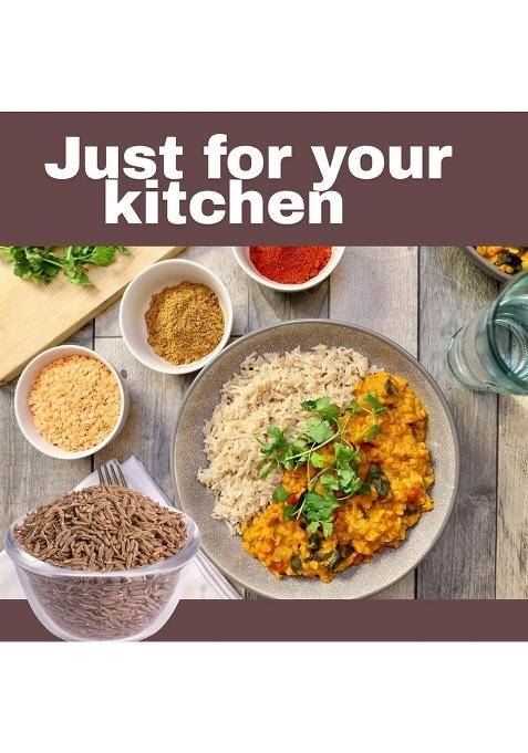 Bokf Cumin Seeds | Jeera Whole 100% Pure & Natural Spice Strong Aroma Taste For Cooking, Tadka Masala 250G Pack Desi