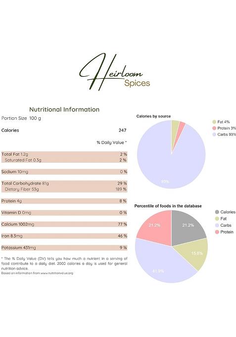 Heirloom Spices Spices- 50 Grams Whole Natural Cassia Cinnamon From Vietnam | Pesticide Free, No Added Colours Premium Dalchini Healthy Life Choice