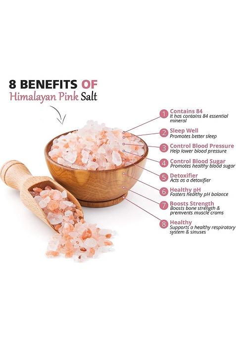 Desire Pink Himalayan Rock Salt Powder 1 Kg | In Fresh Mineral Rich Low Sodium Flavorful Vegan Food