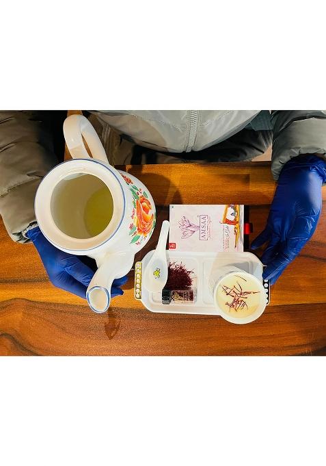 Amsaa Kashmir Saffron, Grade-1 Mogra, Whole Red Threads, 100% Pure And Authentic, Organic Glass Vial, Sourced From Pampore, (2 Gram)