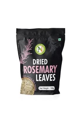 Nature Vit Naturevit Dried Rosemary Leaves 100G | 100% Natural, Pure & Aromatic Herb For Cooking, Hair Growth, Tea Diy Skincare Suitable Water And Rosemarry Oil Preparation