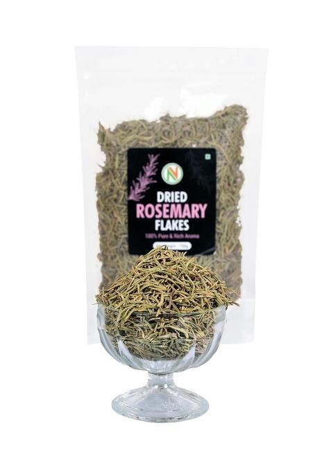 Nature Vit Naturevit Dried Rosemary Leaves 100G | 100% Natural, Pure & Aromatic Herb For Cooking, Hair Growth, Tea Diy Skincare Suitable Water And Rosemarry Oil Preparation