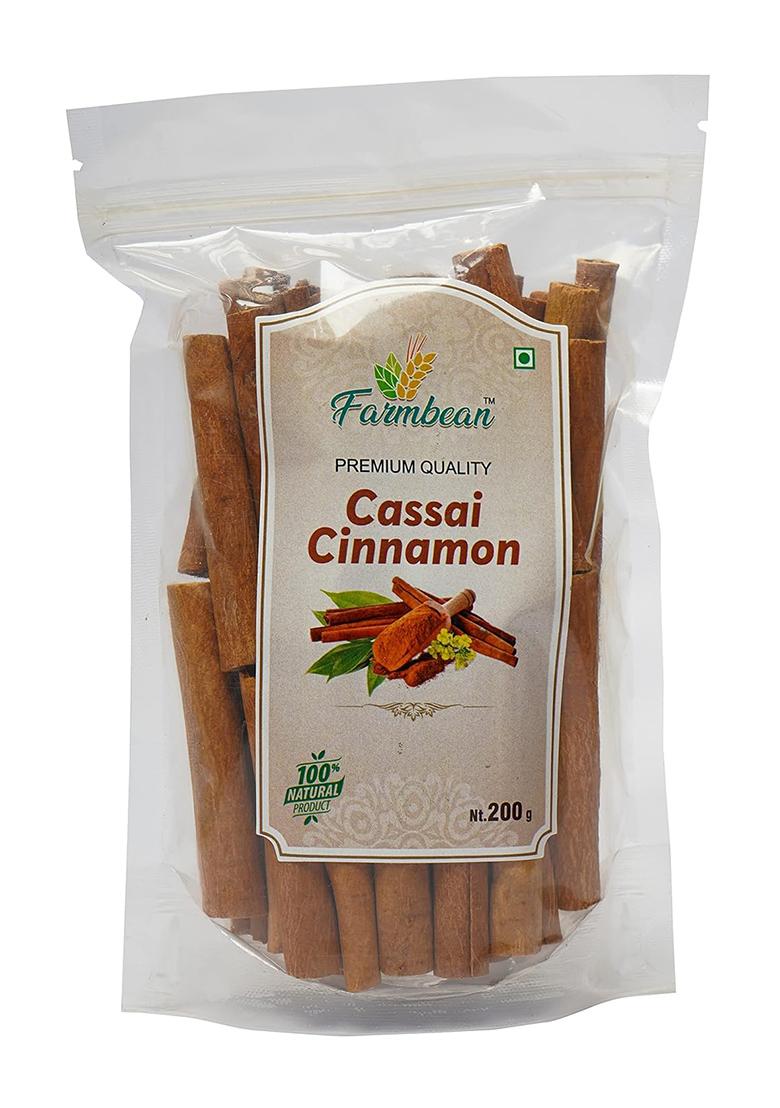 Farmbean Cinnamon Stick- 200Gm | Natural Immunity Booster Perfect For Weight Loss, Lower Blood Sugar Levels, Baking, Cooking & Smoothies