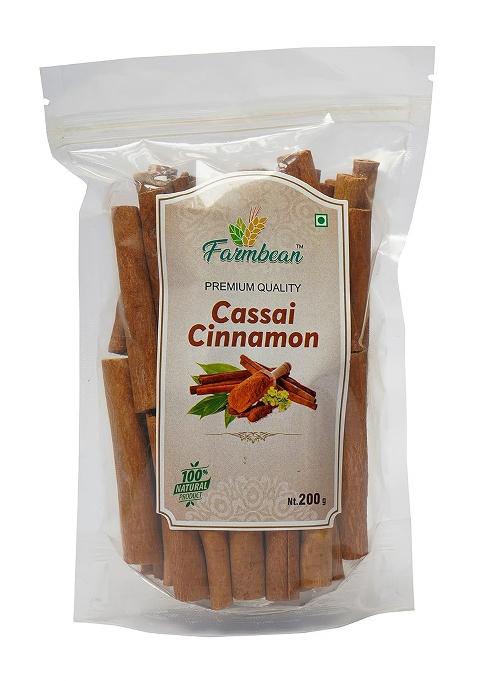Farmbean Cinnamon Stick- 200Gm | Natural Immunity Booster Perfect For Weight Loss, Lower Blood Sugar Levels, Baking, Cooking & Smoothies