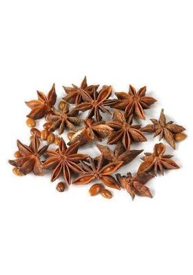 Roods Fresh Star Anise Whole | Chakri Phool Badhiyan Fool Chakra (50G)