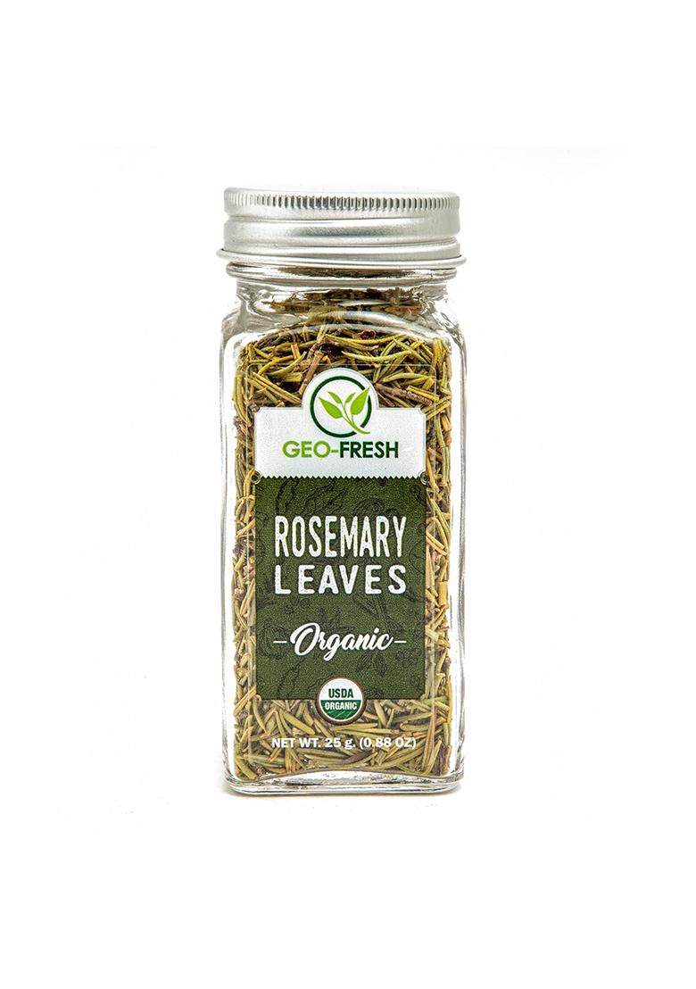 Geo-Fresh Organic Driedrosemary,25G|Seasoning|For Cooking,Tea|Rich In Anti-Oxidants|Support Hair Growth|No Artifical Colour & Preservatives|100% Organic,Non-Gmo,Usda Certified,Jaivik Bharat Certified