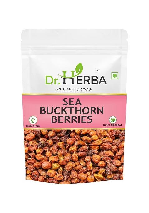 Dr. Herba Dry Sea Buckthorn Berries - 400 Gm | Best Source Of Natural Vitamins & Phytonutrients