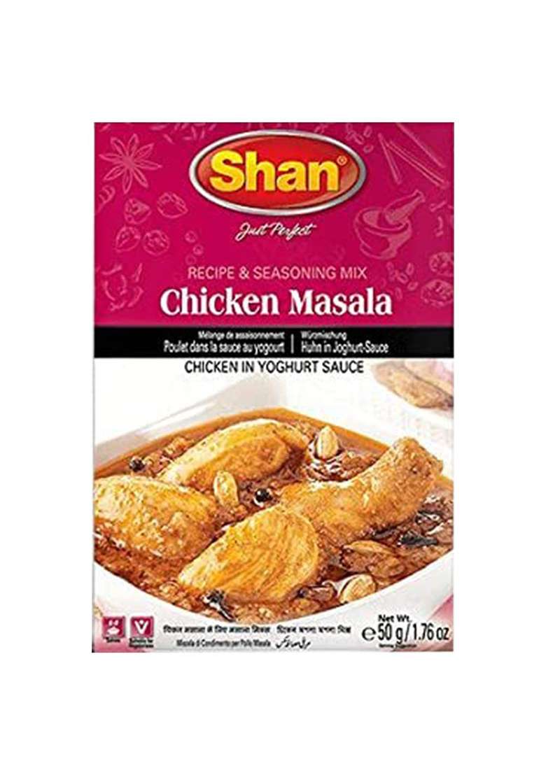 Shan Shans Chicken Masala,1.76 Oz,50 G,8 Pack - Indya