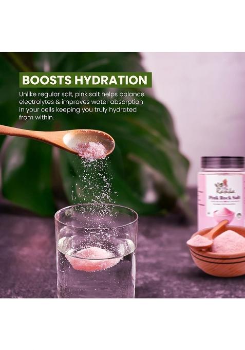 Rasika Overseas Organic Pink Rock Salt 900G Jar | 100% Natural, Unrefined & Mineral-Rich Himalayan Sendha Namak For Cooking, Seasoning Detox Keto Vegan Friendly