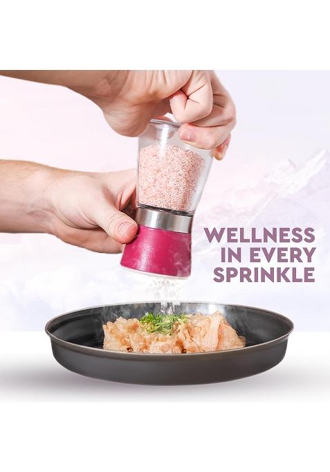 Rasika Overseas Organic Pink Rock Salt 900G Jar | 100% Natural, Unrefined & Mineral-Rich Himalayan Sendha Namak For Cooking, Seasoning Detox Keto Vegan Friendly