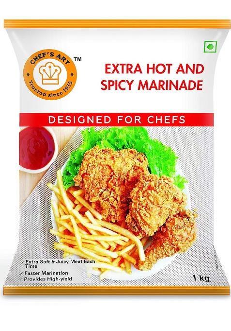 Food Service India Chef'S Art Extra Hot And Spicy Marinade, 1000 G