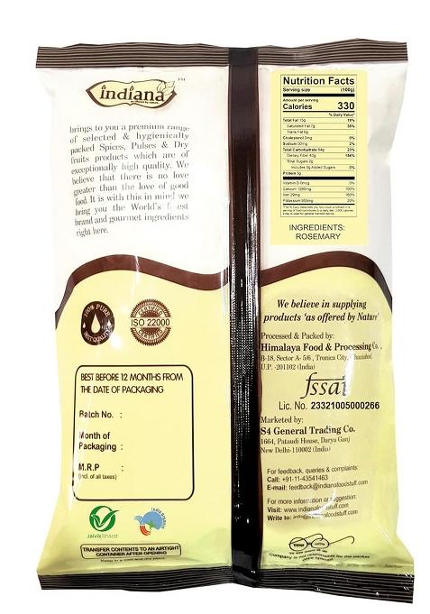 Indiana As Offered By Nature Rosemary Dried Leaves With Applicator For Hair Growth | Herb Tea Organic Natural 50Gm