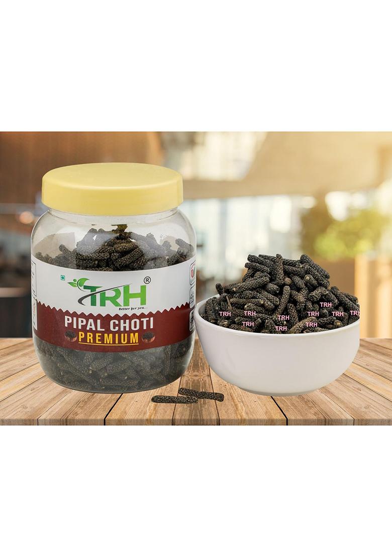 Trh Premium Pipal Choti | Pipali Piper Retrofractum (Pipli,Pipal, Pippali) Black Pepper, Peppercorns, Sabut Kali Mirch, Small (100 Gm)