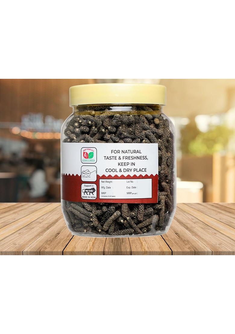 Trh Premium Pipal Choti | Pipali Piper Retrofractum (Pipli,Pipal, Pippali) Black Pepper, Peppercorns, Sabut Kali Mirch, Small (100 Gm)