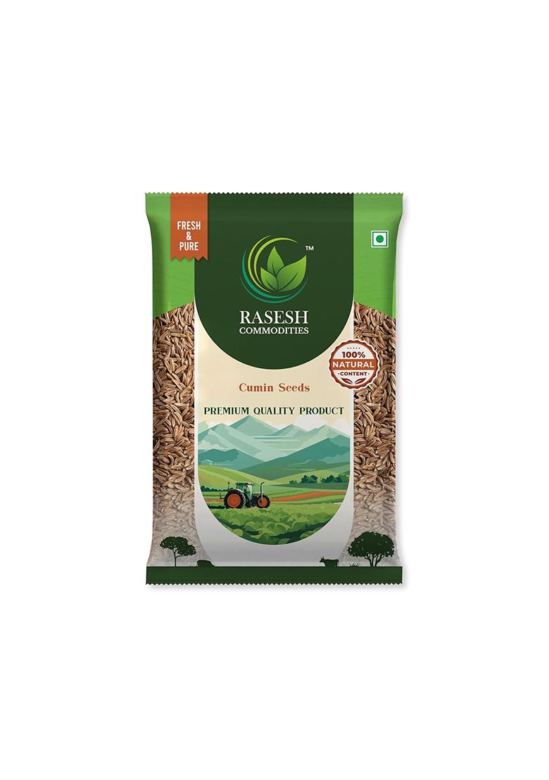 Rasesh Premium Cumin Seeds (Whole Jeera) | Usfda Registered Facility 100% Pure & Natural Aromatic Flavorful For Cooking, Seasoning Health Benefits (32 Oz (907 Grams), Whole)
