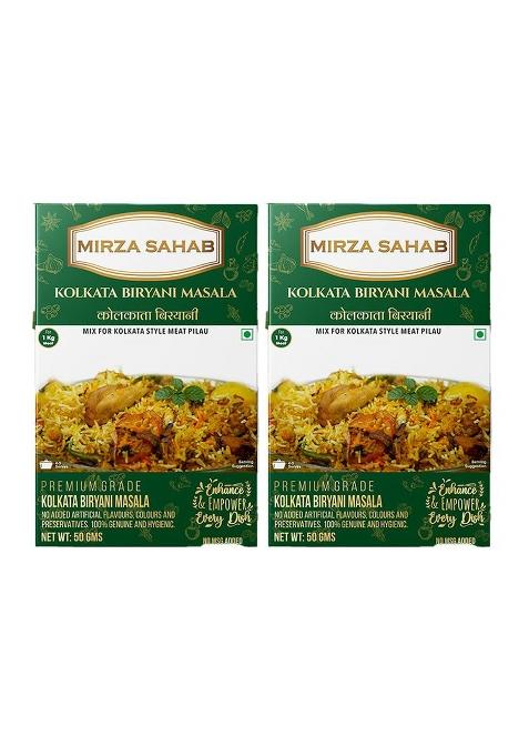 Mirza Sahab Kolkata Biryani Masala | Authentic Style Spice Mix Aromatic & Flavorful 50G