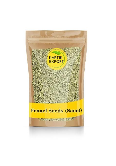 Kartik Export Fennel Seeds | Variyali 100% Natural Sabut Saunf Whole Indian Spices Cooking & Freshening - 250G