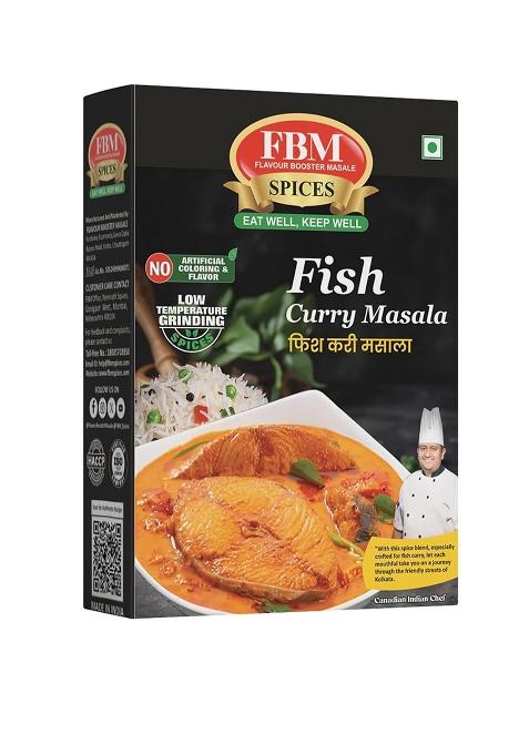 Fbm Flavour Booster Masale Fish Curry Masala 50G, Indian Vegetable Spice Blend, No Artificial Colours