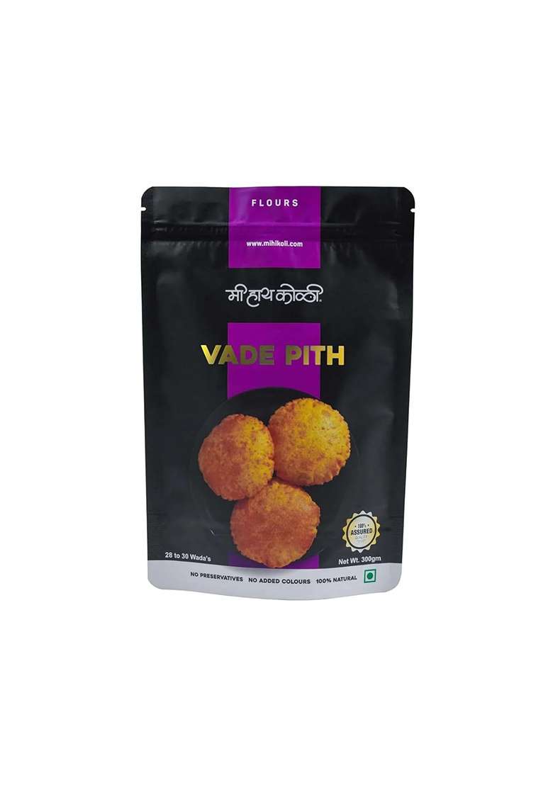 Mi Hi Koli - Malvani Vade Pith | Kombadi Pre-Mixed Flour Healthy Multigrain Mix Delicacy From Kokan Traditional Maharashtrian Cuisine No Added Preservative 300 Gm - Indya