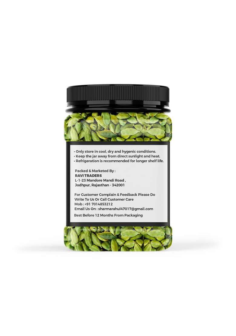 On The Farm - Pure Goodness Premium Whole Green Cardamom Pods For Tea And Cooking | Natural Choti Elaichi-200Gm - Indya