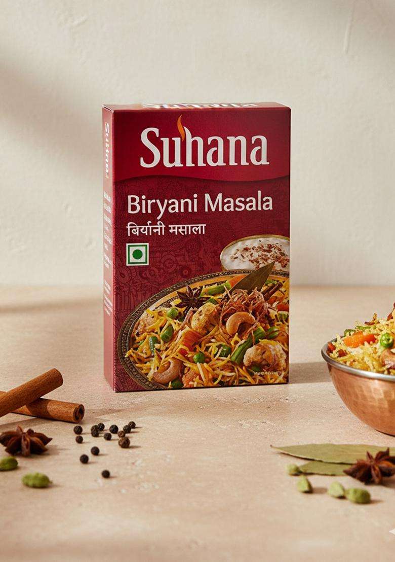 Suhana Biryani Masala 50G Box - Pack Of 2 - Indya