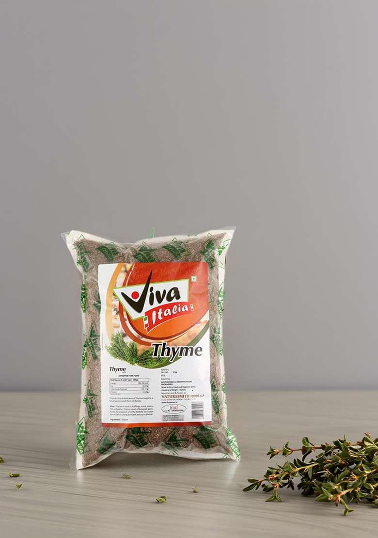 Nature Smith Viva Italia Thyme-1Kg || Big Pouch Natureal Herb Ready To Use - Indya