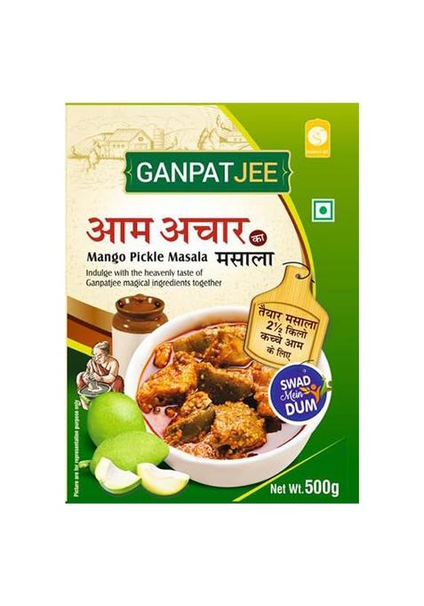 Ganpatjee Mango Pickle 500G | Aam Achar Masala For 2.5Kg Readymade Nothing To Add