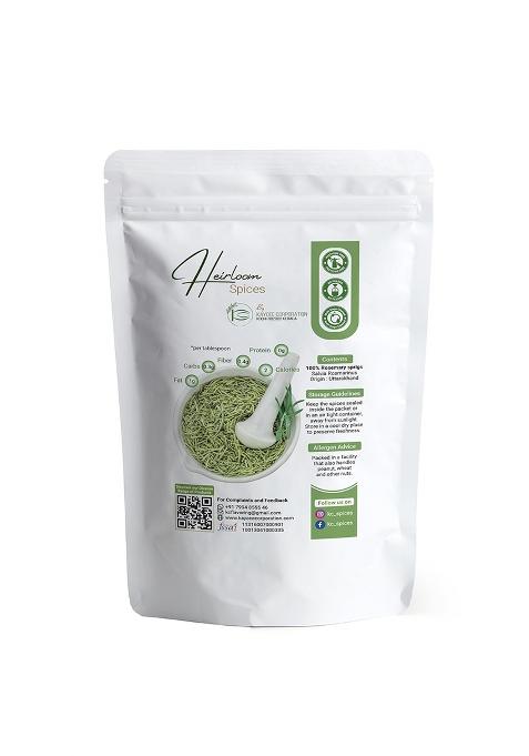 Heirloom Spices Spices- 100 Grams Whole Natural Dried Rosemary For Haircare And Cooking | Pesticide Free, No Added Colours Best Healthy Life Choice