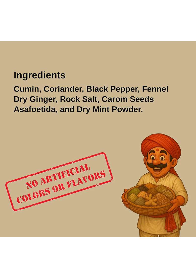 Nishga Chaas Masala Powder By | Authentic Kathiyawadi Buttermilk Fresh & Natural Ingredients No Preservatives Gujarati Style Chach Spice Mix 100G - Indya