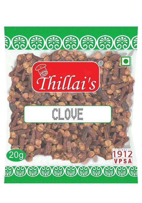 Thillai'S Thillais Easy Clove - 20G | Pure Spices Whole Natural Raw Dried Organic Lavangam Fresh Indian Khada Masala Lavang Special Lavangalu Pack Of 1