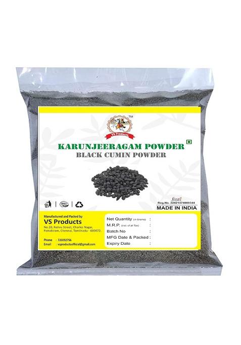 Vs Products Karunjeeragam Powder, 150G,Black Cumin Seeds, Karuppu Jeeragam, Kala Jeera, Kalonji Powder,(Pack Of 1 X 100G, 50G)