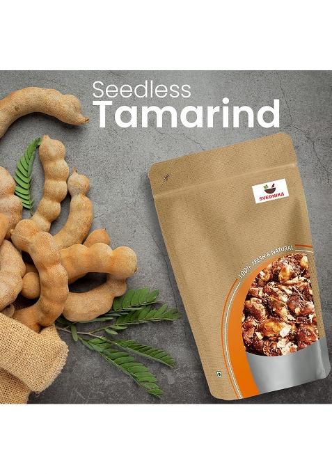 Svednika Premium And Natural Tamarind Seedless 900 Gm Tangy Imli Perfect For Cooking Adding Flavor To Your Favorite Recipes