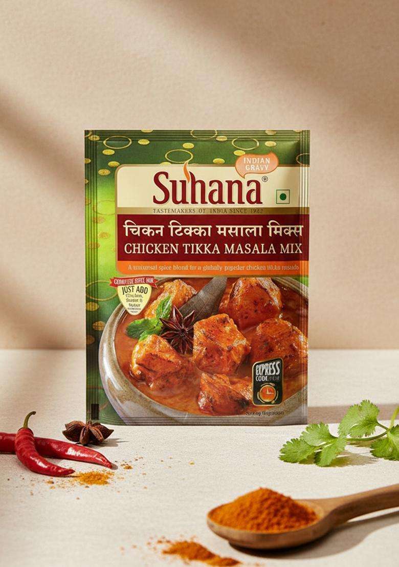 Suhana Chicken Tikka Spice Mix 480G (80G X 6) - Indya