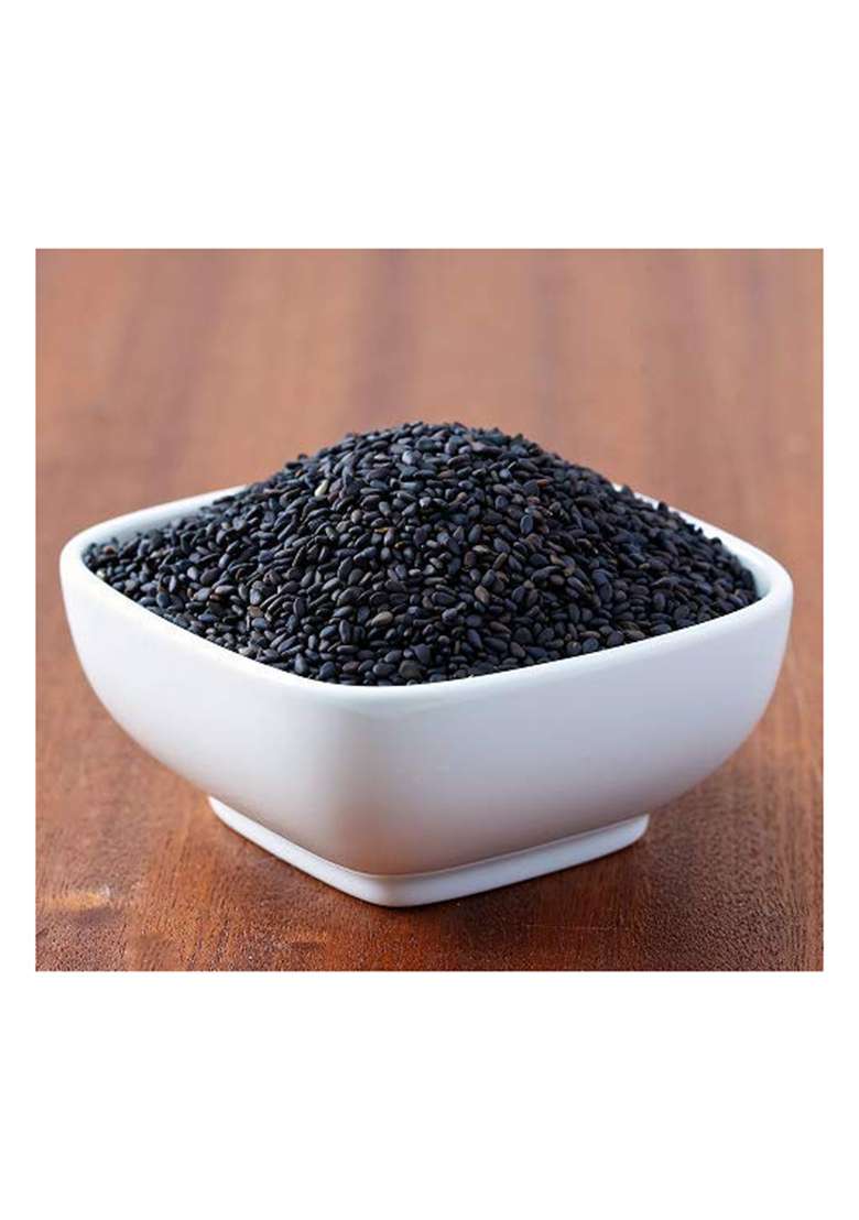 Nutro Cart Black Sesame Seeds Fresh And Natural | Kaale Til Tal Indian Spice Raw Unhulled For Eating (400 Grams)| Special Diwali Festival Celebration Gift Hamper Deepawali Pack Family, Friends, Corporate Office Gifts Combo - Indya