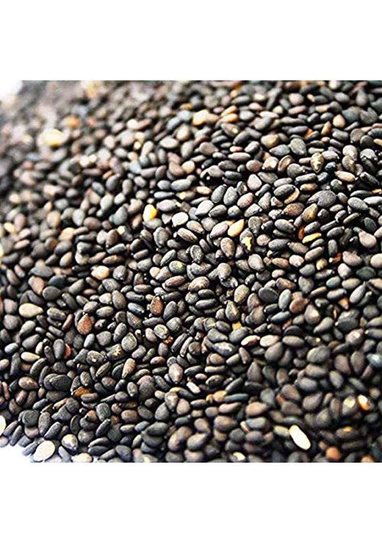 Nutro Cart Black Sesame Seeds Fresh And Natural | Kaale Til Tal Indian Spice Raw Unhulled For Eating (400 Grams)| Special Diwali Festival Celebration Gift Hamper Deepawali Pack Family, Friends, Corporate Office Gifts Combo - Indya