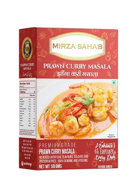 Mirza Sahab Prawn Curry Masala - Authentic Spice Mix For Delicious (50 Gram)