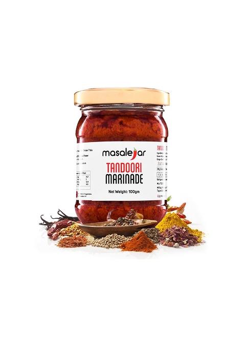 Masalejar Tandoori Marinade Masala 100G Ready-To-Cook Veg Tikka & Bbq Spice Mix For Paneer, Mushroom, Starters Curries