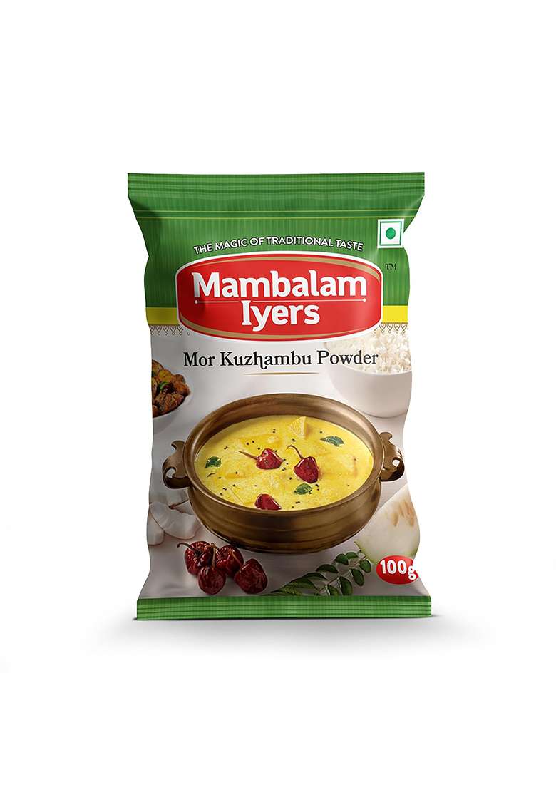 Mambalam Iyers Mor Kuzhambu Powder 100G Pouch | Instant South Indian Yogurt Curry Masala - Indya