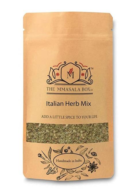 The Mmasala Box Co. Italian Herb Mix Oregano (100 Gms)|Classis Blend Of Spices For Pizza, Pasta, Garlic Bread & Food| All Purpose Seasoning Flakes |All Natural Chemical Free