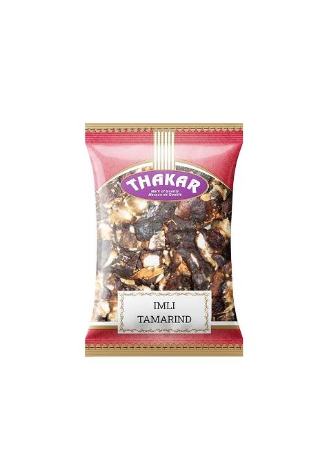 Thakar Seedless Tamarind (Imli) 200G | Dry Whole 100% Natural Sabut Imli Tasty & Tangy Flavor Perfect For Cooking, Sauces Etc No Artificial Color Preservatives.