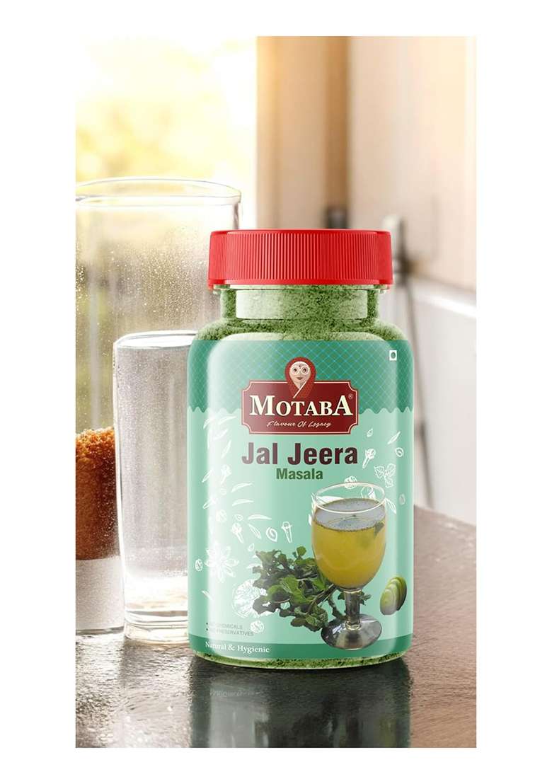 Motaba Jal Jeera Masala Powder/Ready To Use/No Added Colours/Turn Everything Delicious/Hygienically Packed/Warm Taste/Easy Add A Wondrous Flavor (1Kg) - Indya