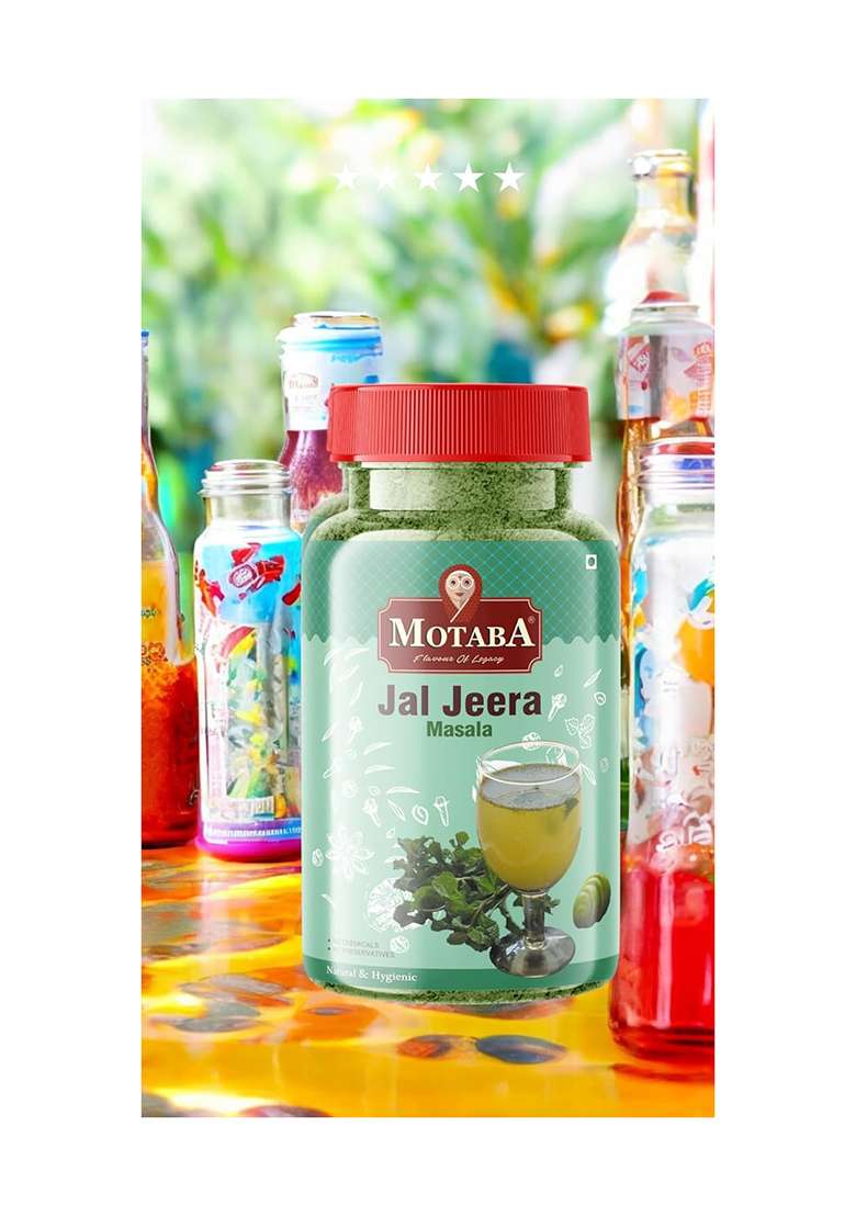 Motaba Jal Jeera Masala Powder/Ready To Use/No Added Colours/Turn Everything Delicious/Hygienically Packed/Warm Taste/Easy Add A Wondrous Flavor (1Kg) - Indya