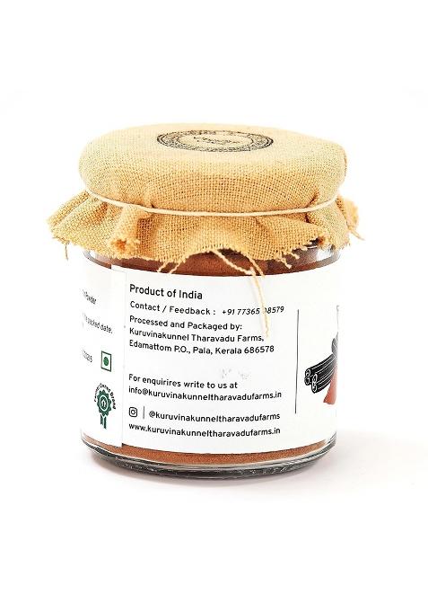 Kuruvinakunnel Tharavadu Farms True Cinnamon Powder/ Ground Spice (Organically Grown | Single Origin Farm To Table) 50 Gms