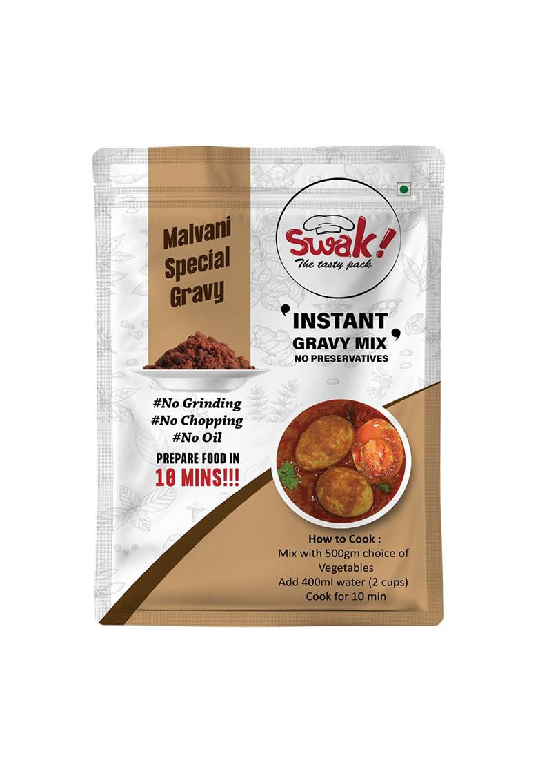 Swak! The Tasty Pack Swak ! Malvani Special Instant Gravy Mix 150 Gms Ready To Cook Masala