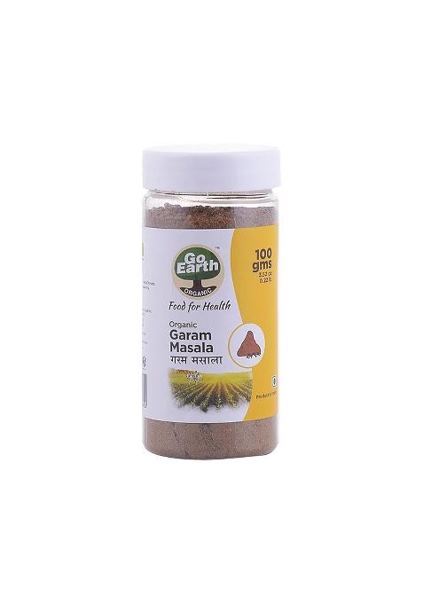 Go Earth Natural Garam Masala Powder | Aromatic Indian Blend For Curries & Gravies Pure, No Preservatives 100G