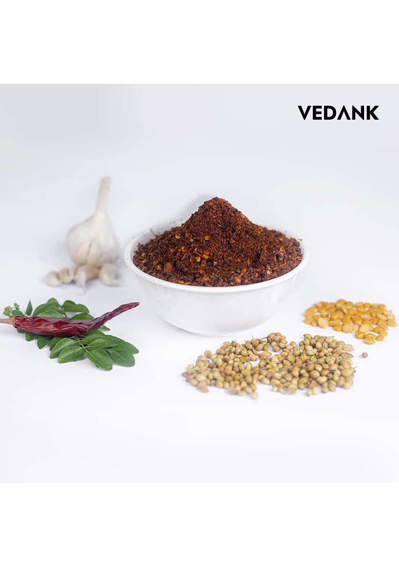 Vedank Nalla Karam Podi/Idli Podi - Home Made Powders/Podis/Masalas 200Grams - Indya