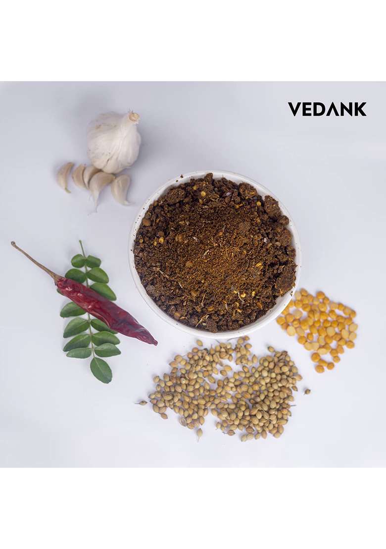 Vedank Nalla Karam Podi/Idli Podi - Home Made Powders/Podis/Masalas 200Grams - Indya