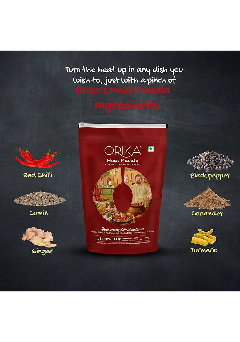 Orika Meat Masala Powder (100 G, Pack Of 1) - Indya